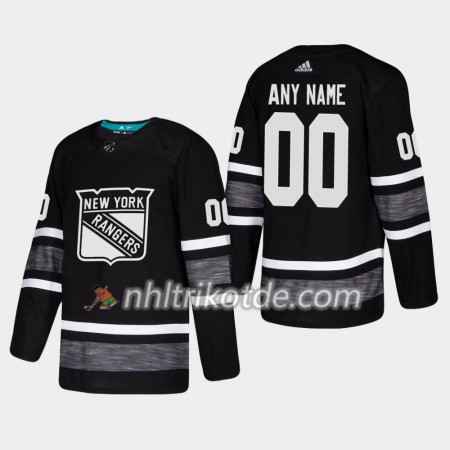 New York Rangers Trikot Custom 2019 All-Star Adidas Schwarz Authentic - Herren